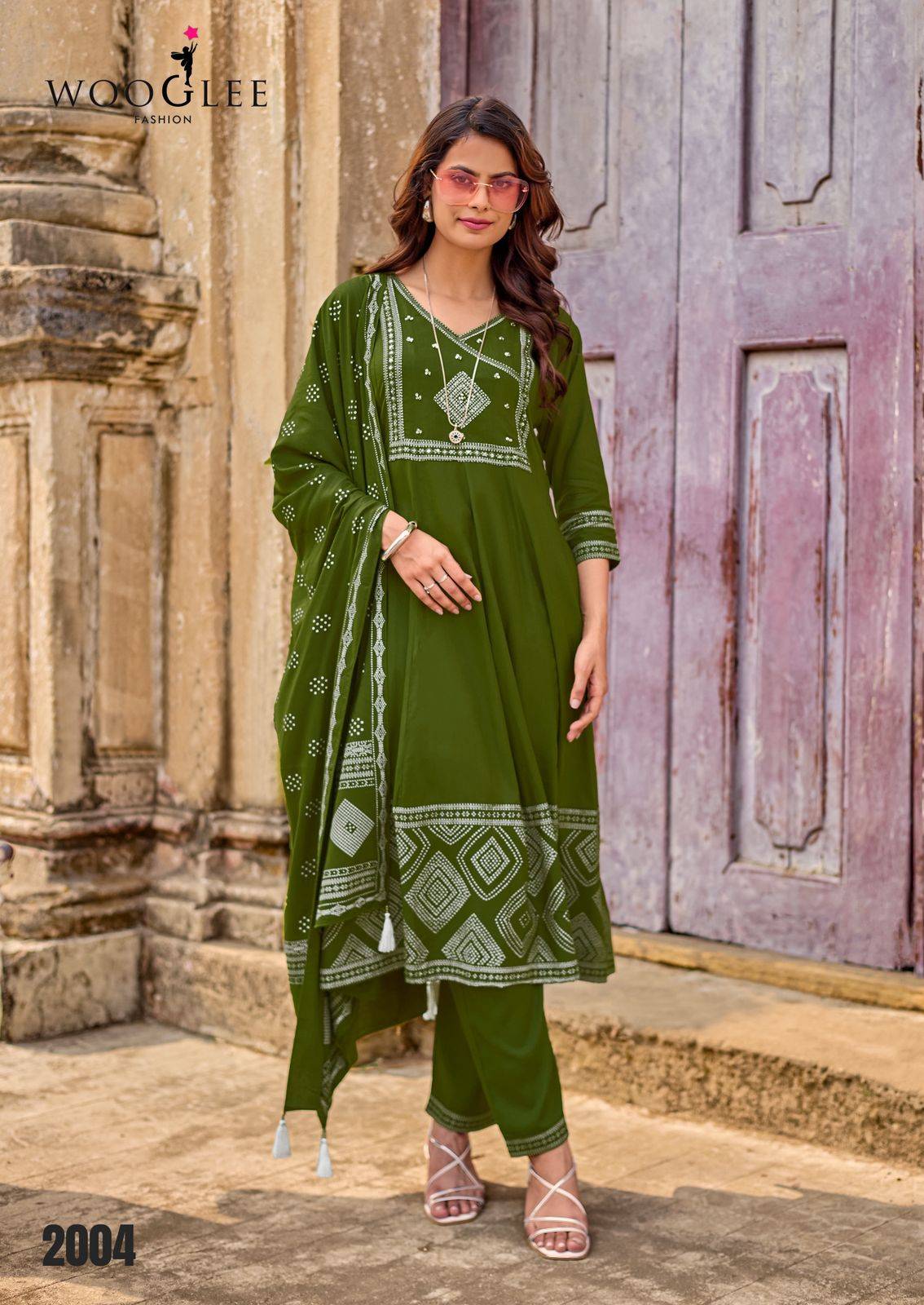 Rangveli By WOOGLEE Designer Ethnic Wear Collection Rayon Kurtis At Wholesale Price